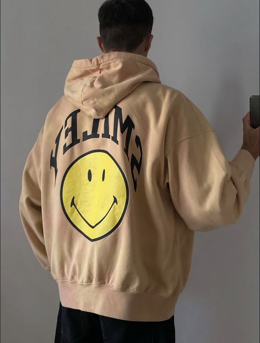 Smiley x H&M oversized printed hoodie (худі)
