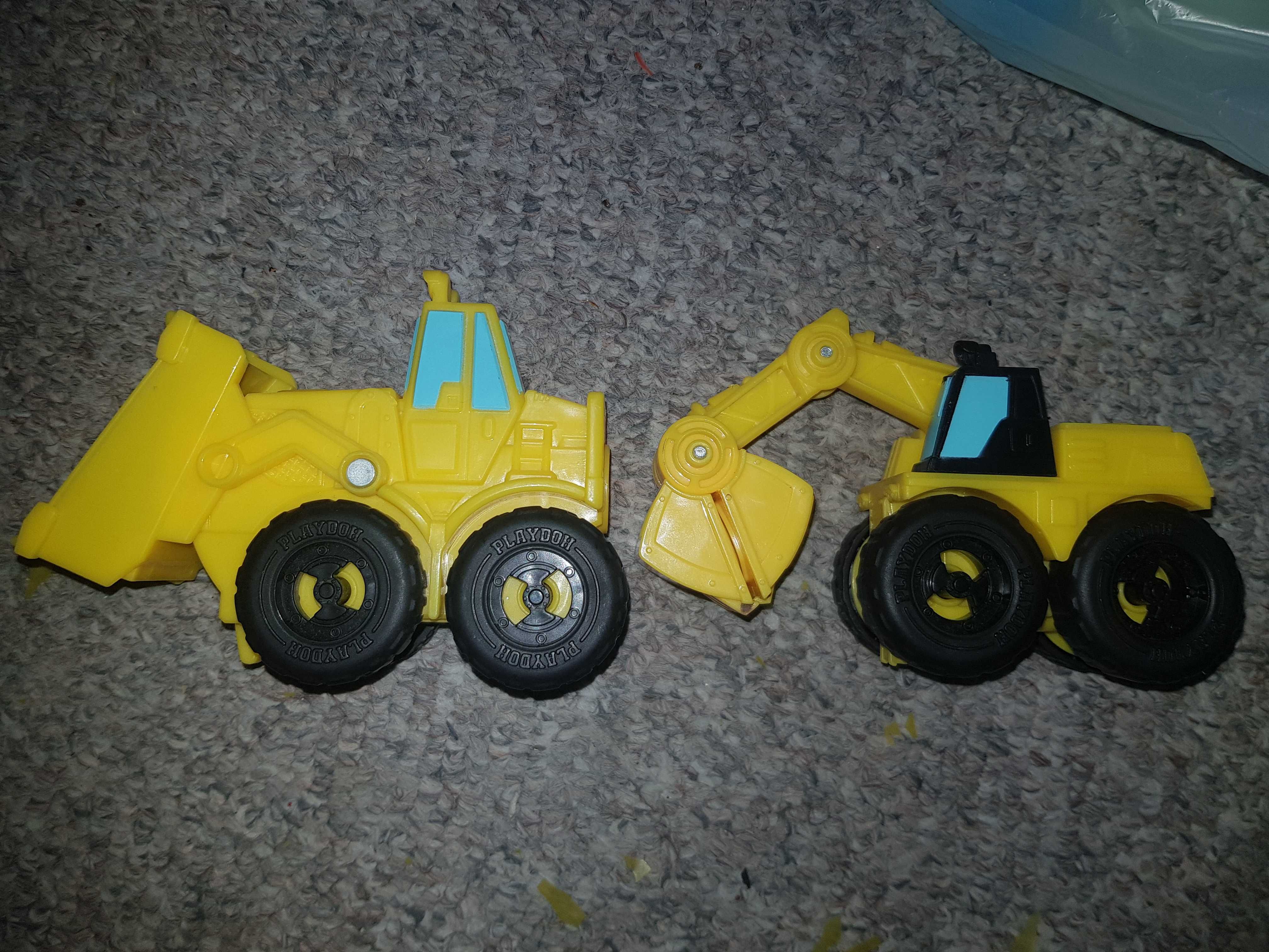 PlayDoh,  zestaw samochody budowlane
