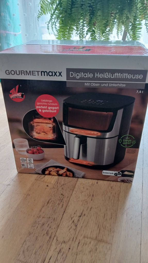 Frytkownica Air Fryer beztłuszczowa powietrzna gourmetmaxx  7,5 l  xxl