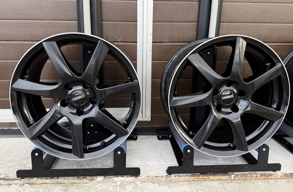 4x felgi aluminiowe Czarne 5x112 r18 et38 8J Alufelgi (czujniki TPMS)