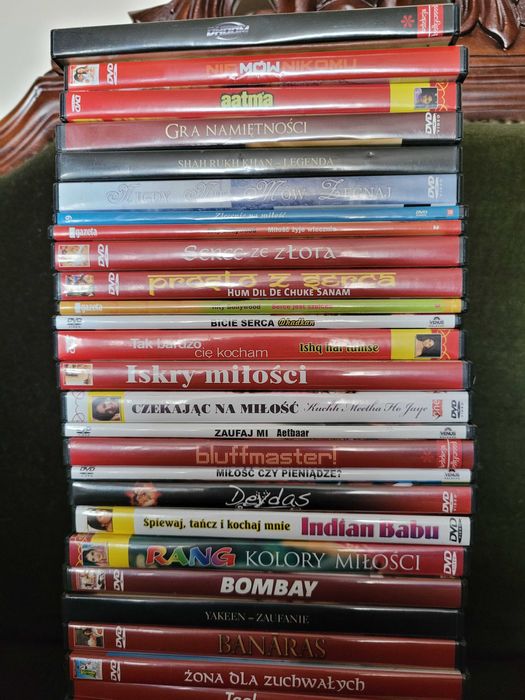 Bollywood filmy DVD 30 sztuk