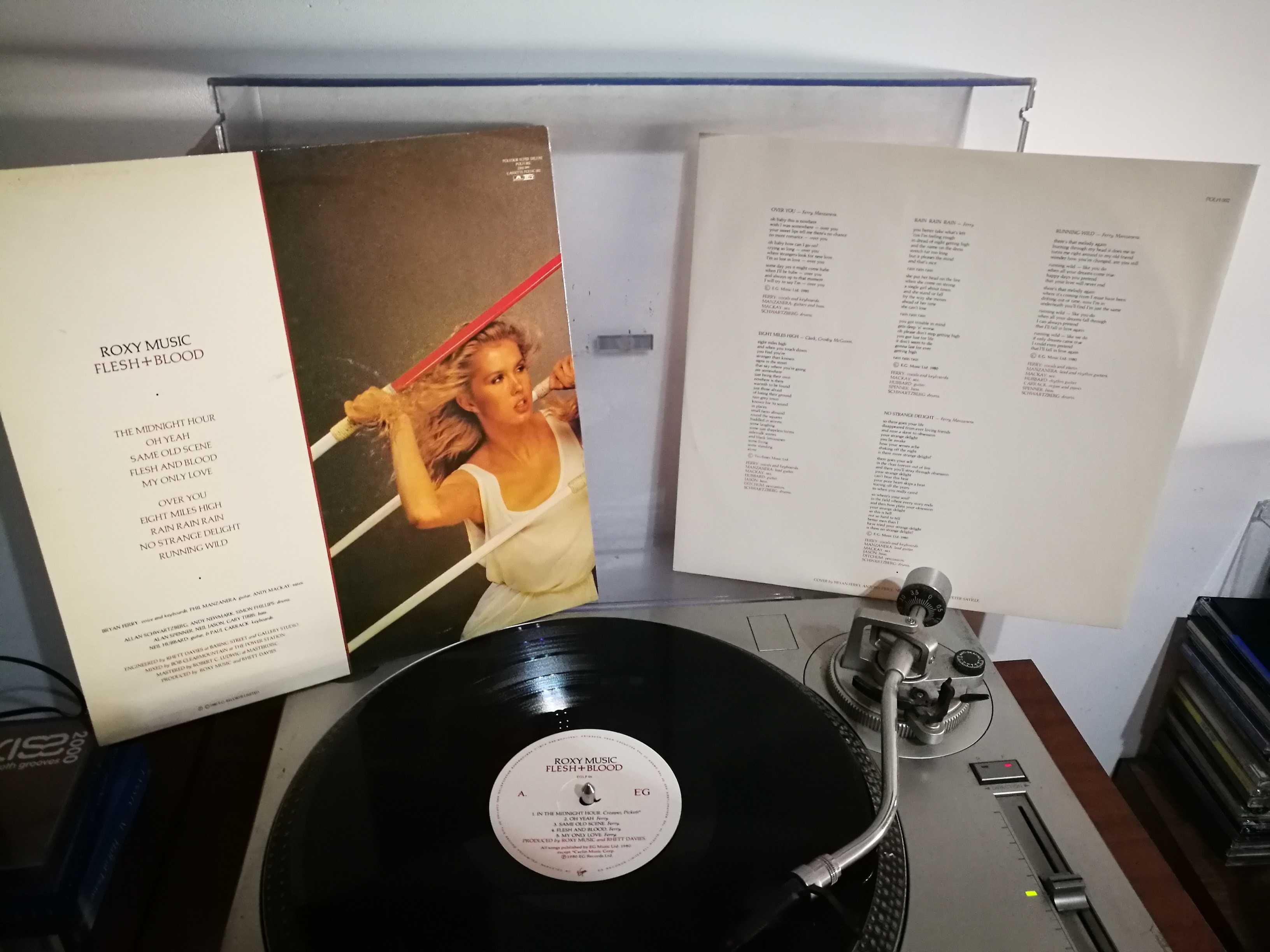 ROXY MUSIC- Flesh and Blood (Ed ING - 1980) LP