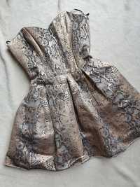 Francesca fasion sukienka rozkloszowana gorsetowa rozmiar s 36
