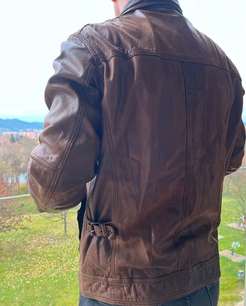 Casaco pele Massimo Dutti