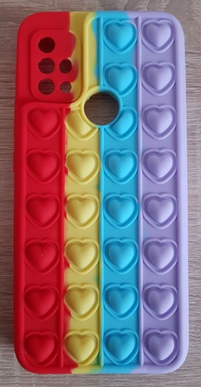 Heart Pop It Case do Motorola Moto G10/G10 Power/G20/G30 + szklo