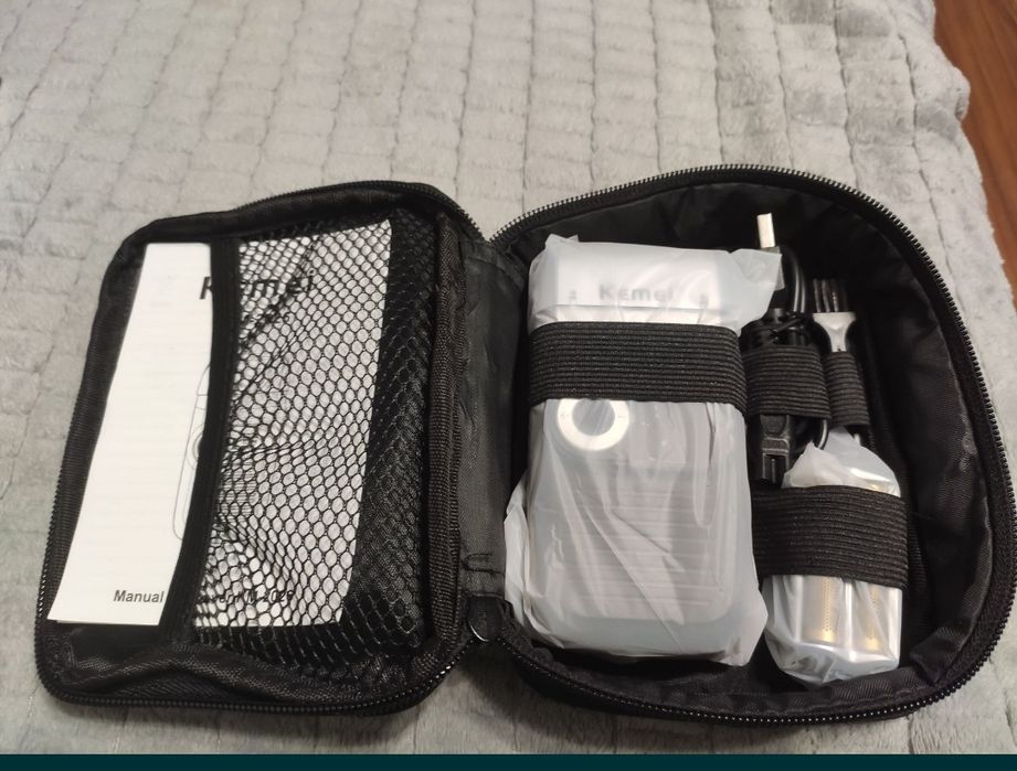 Шейвер Kemei Km-2026, бритва, запасые лезвия