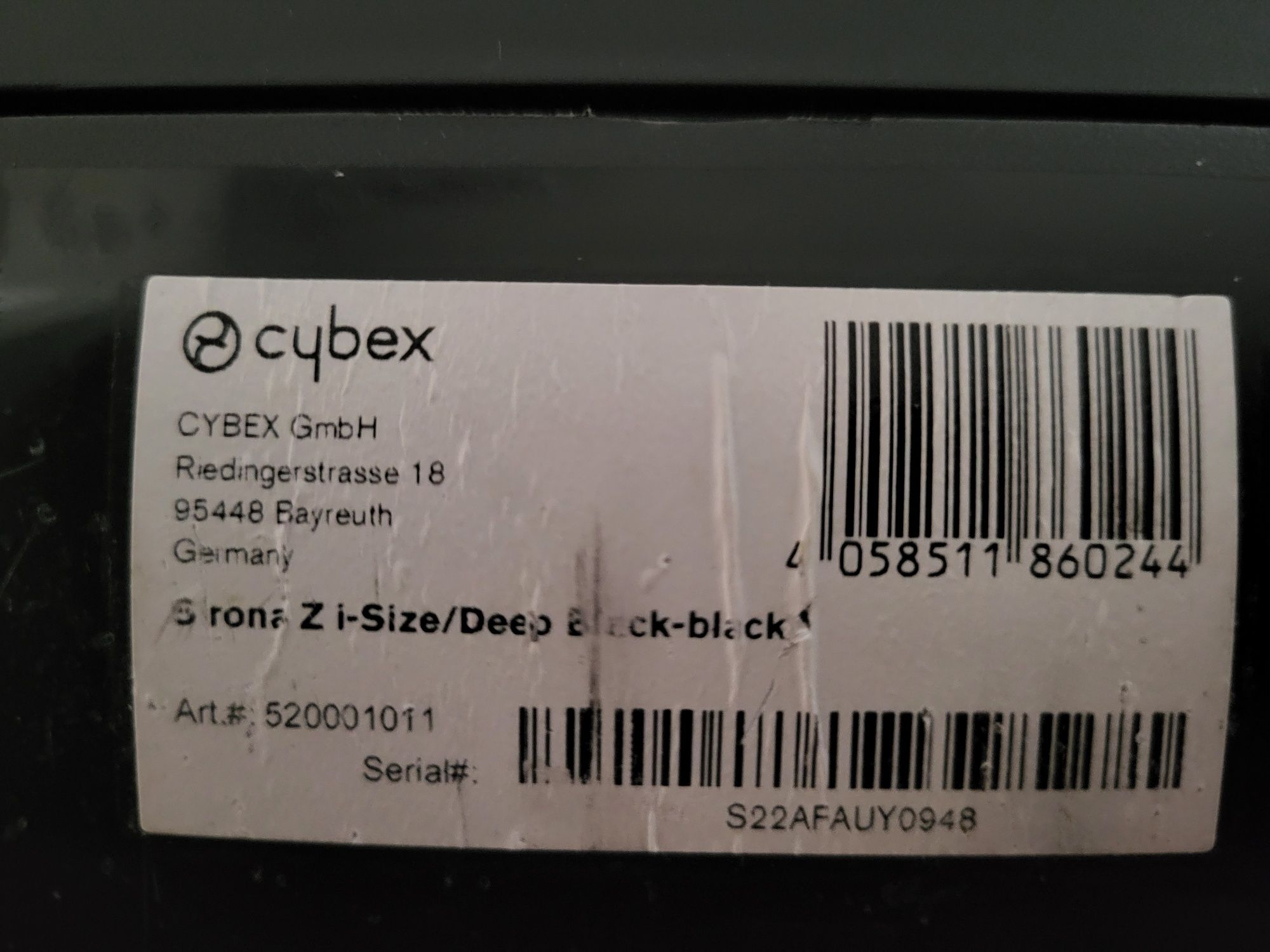 Fotelik Cybex Sirona Z i-size Deep Black