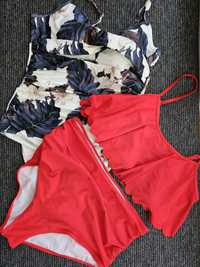 Jednoczęściowy kostium kąpielowy marki next gratis czerwone bikini 50