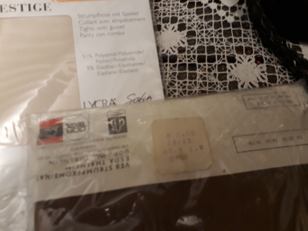Pończochy prl nylonowe 1980rok nowe