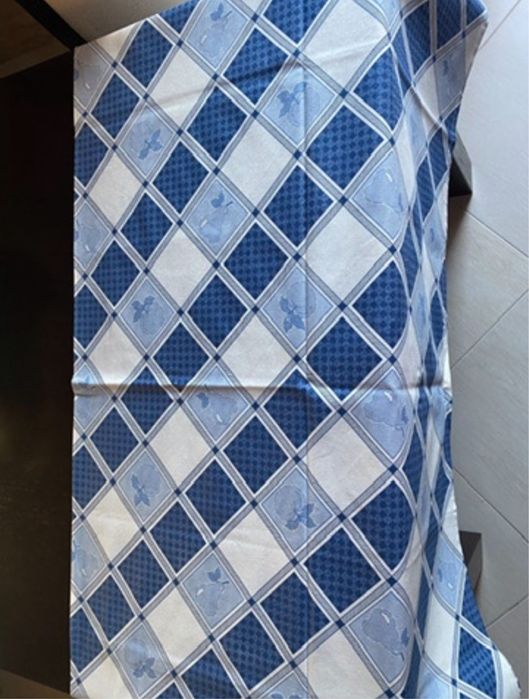 Tolha de mesa tons azul nova