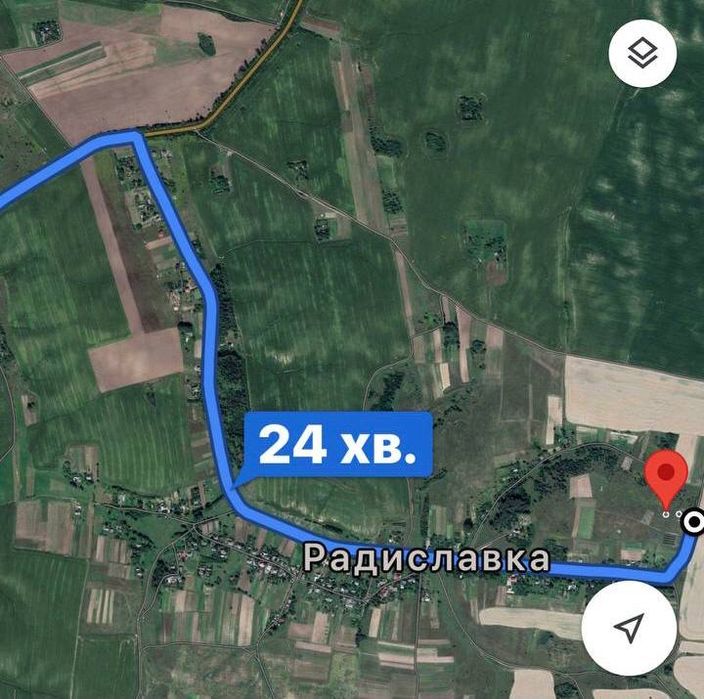 Земельна ділянка с.Радиславка