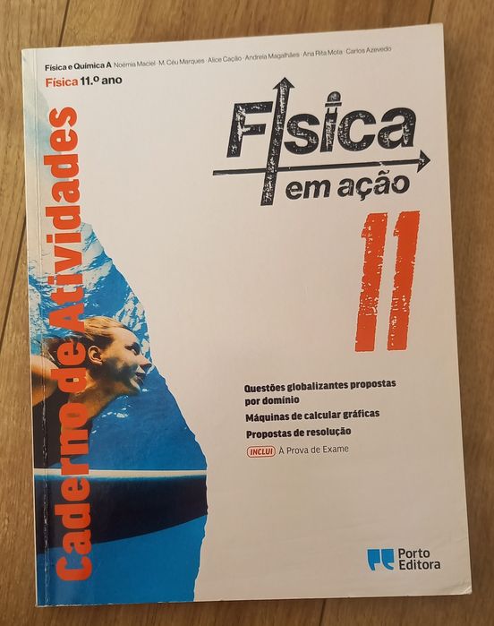 Caderno de Atividades de Física (Física e Química A - 11º ano), usado