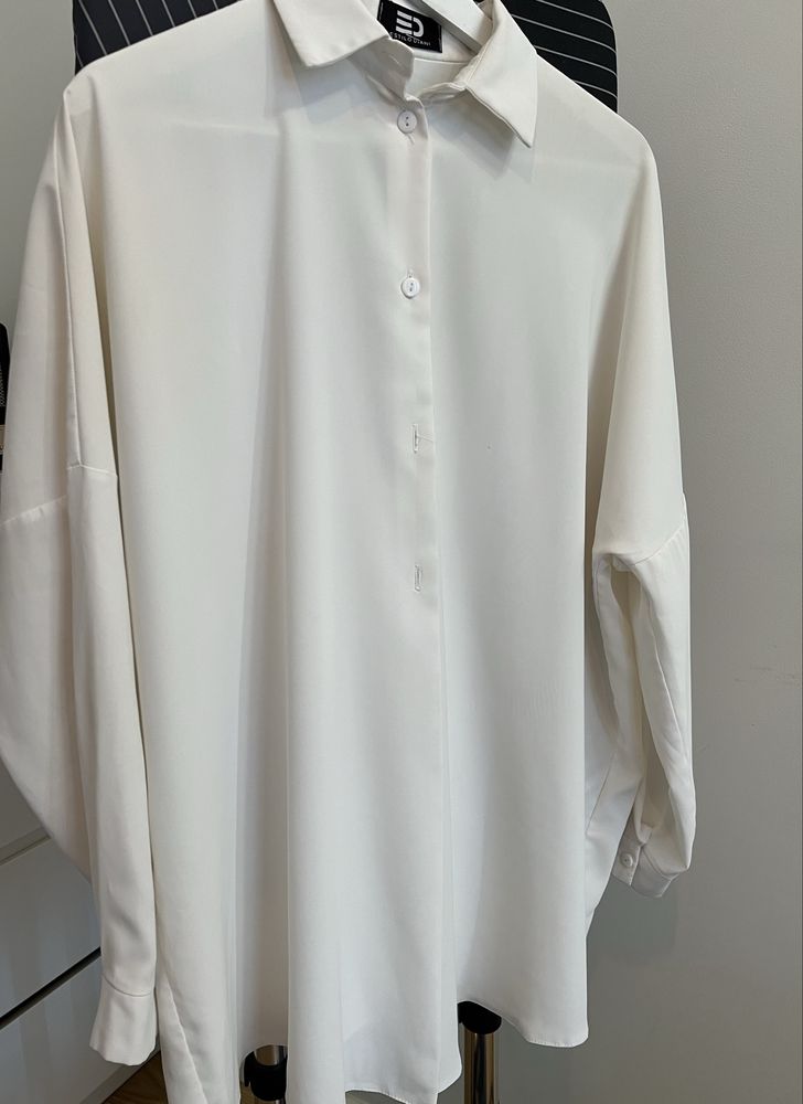 Biała koszula oversize Estilo Utani, rozmiar M