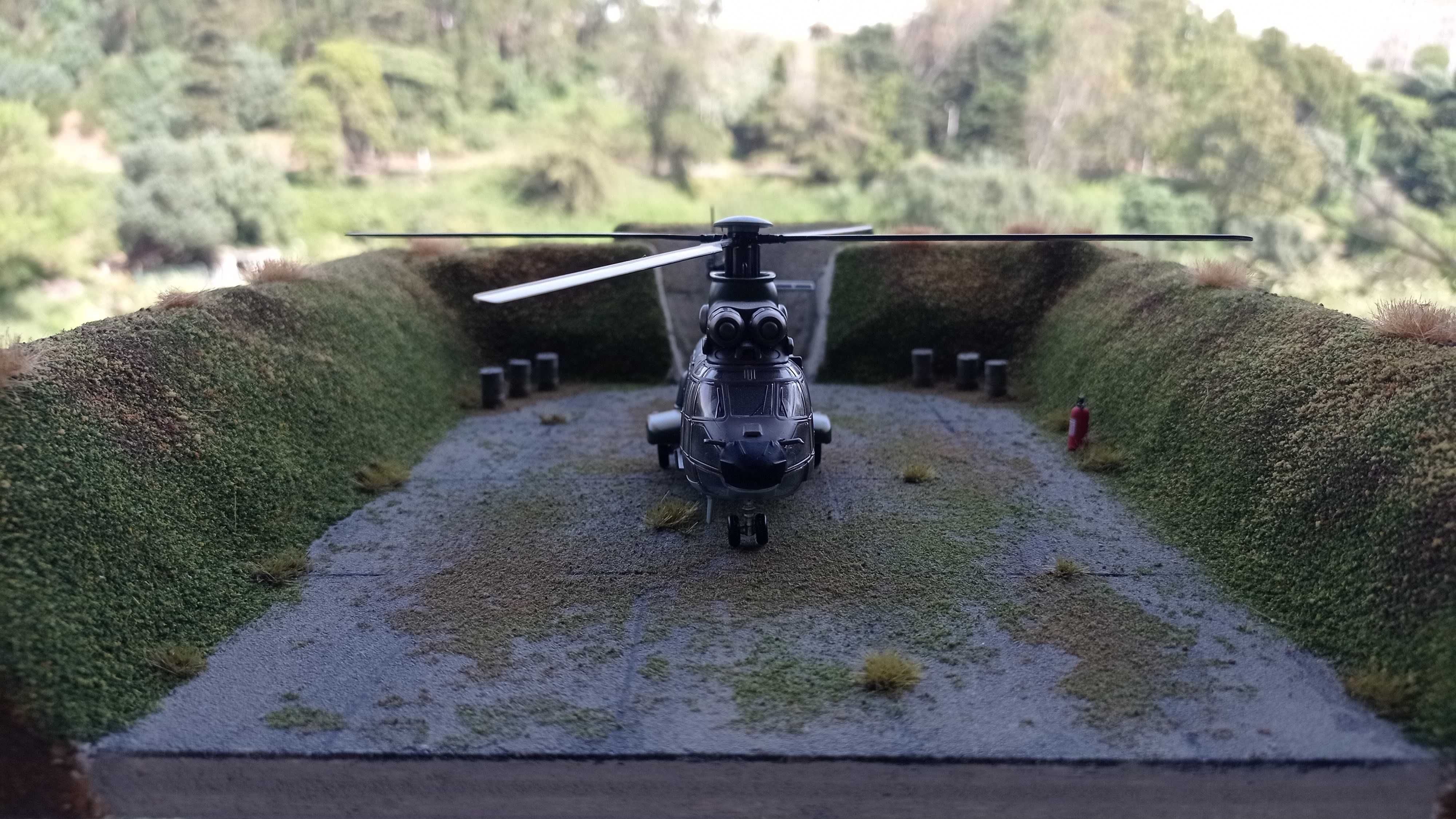 Maquete de aviação militar