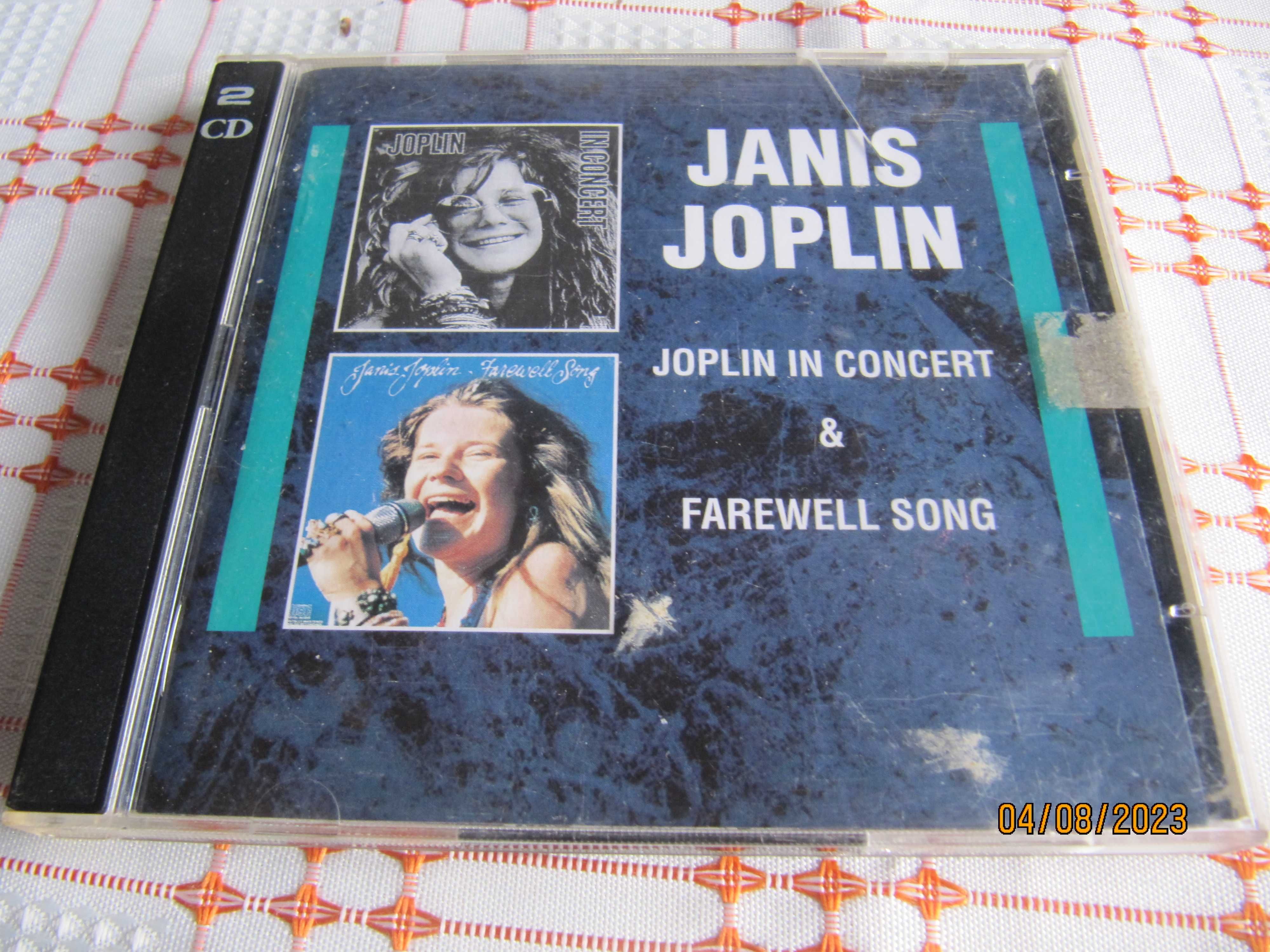 2CD - Janis Joplin – Joplin In Concert & Farewell Song - 1994!