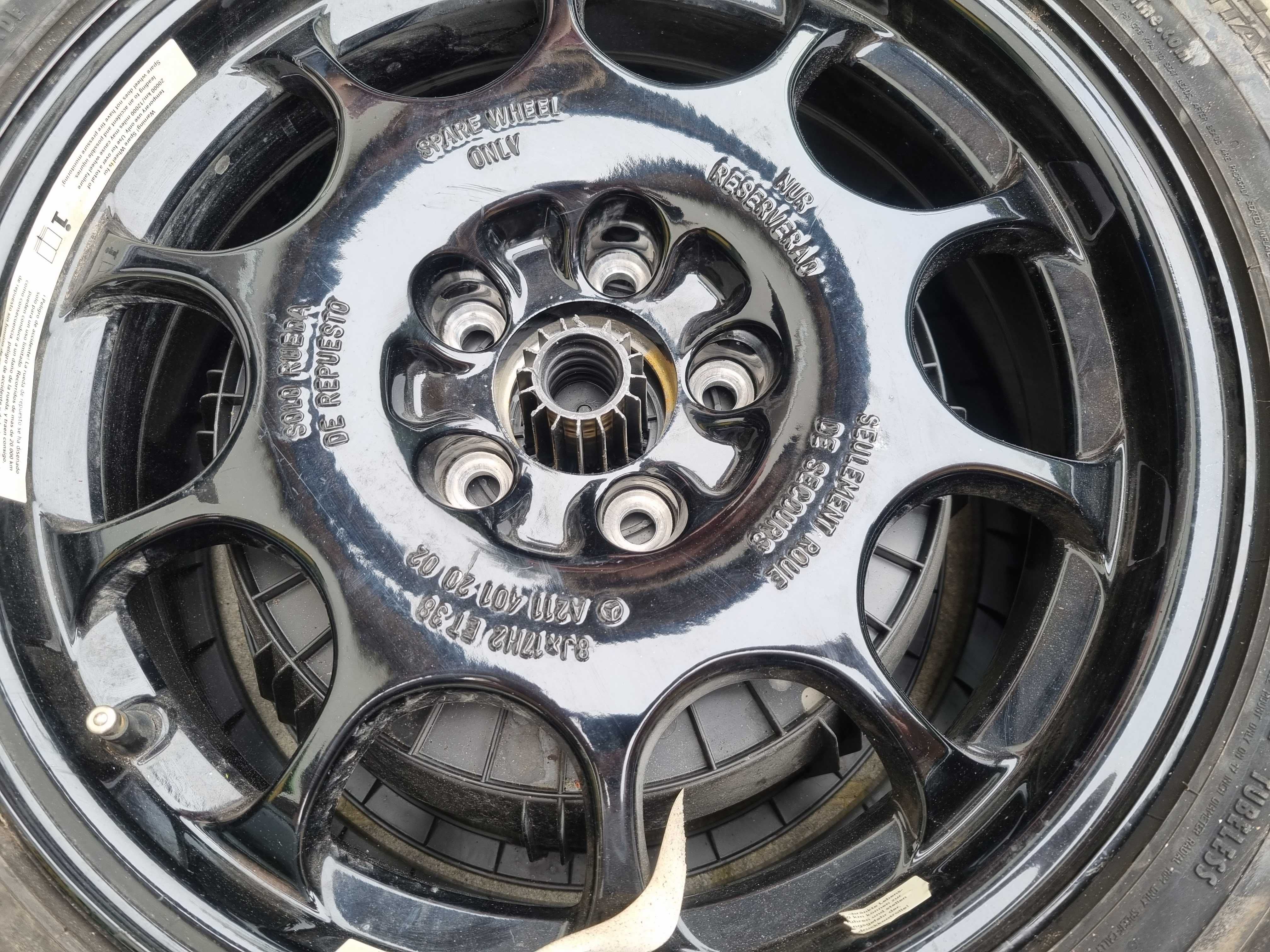 Mercedes W211 nowe koło zapasowe aluminiowa felga 245/45 R17 oryginał
