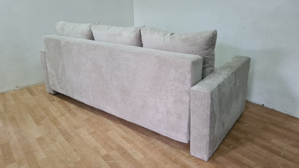 Nowa sofa sprężyny automat sztruks welur plusz kanapa wersalka tapczan