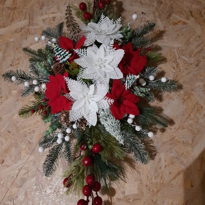 Stroik świąteczny na cmentarz