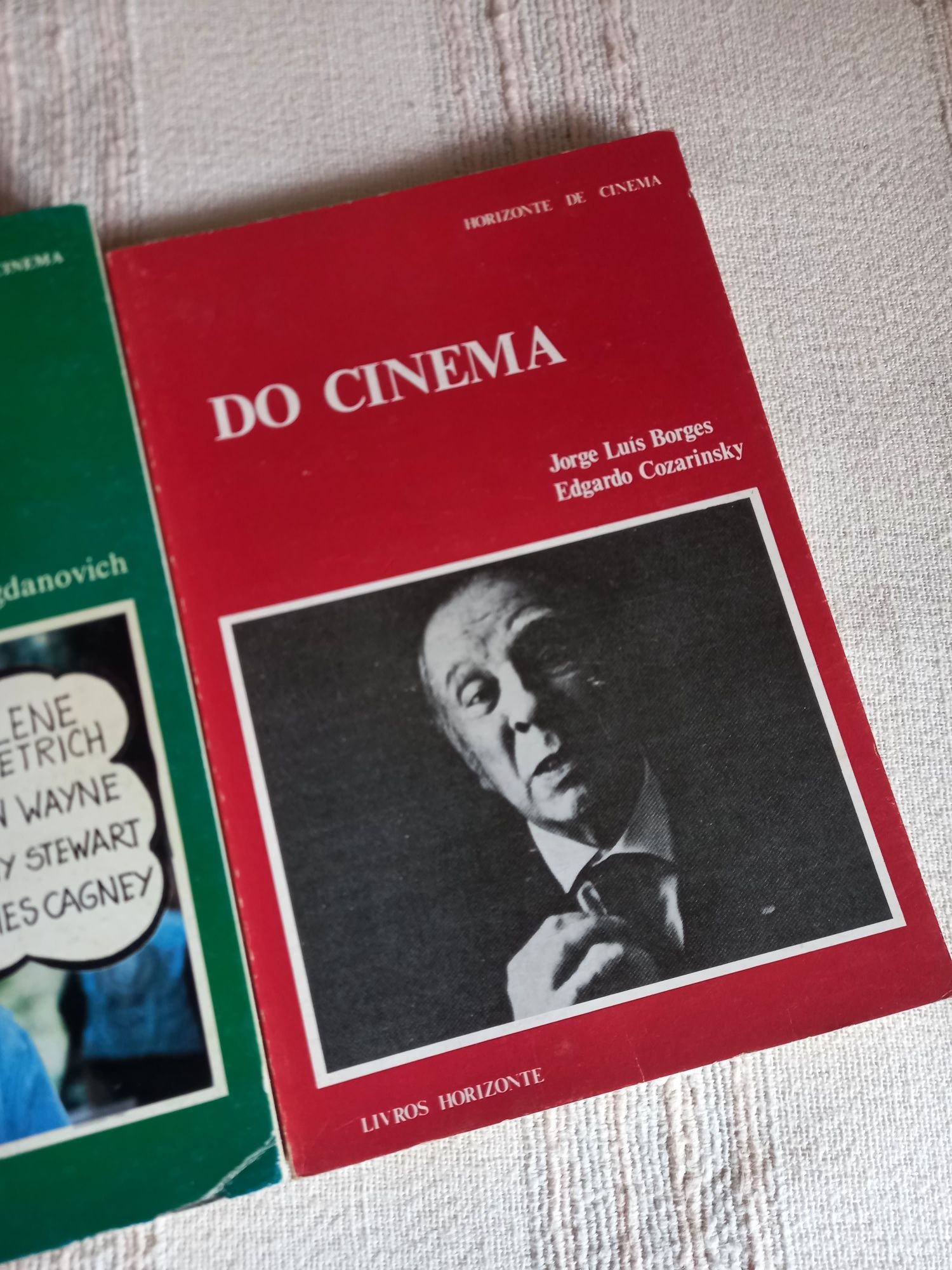 Três livros de cinema Jorge Luis Borges Peter Bogdanovich