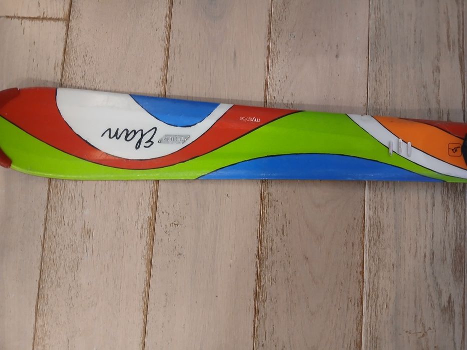 Narty damskie 150 cm z wiązaniami