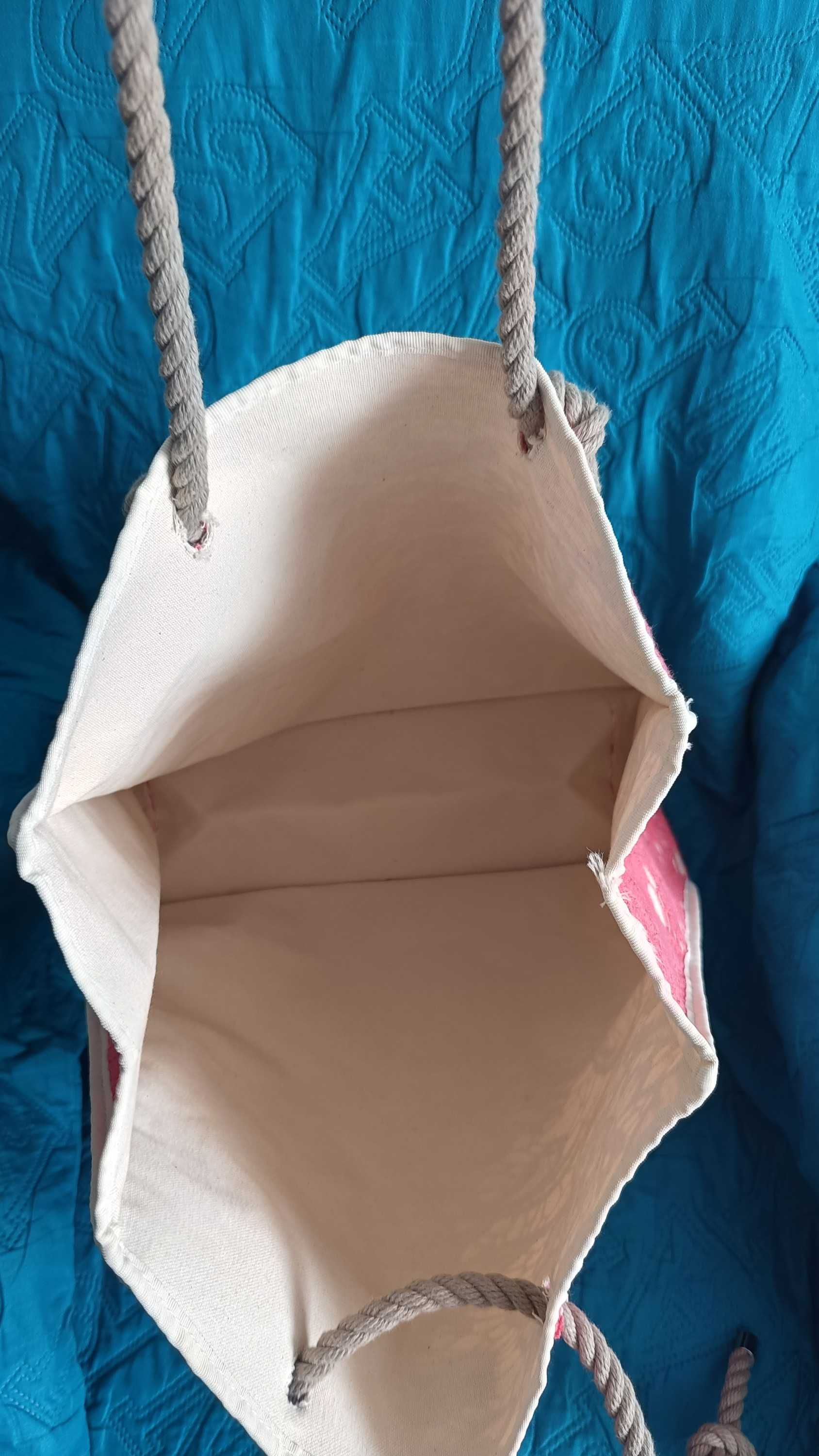 Torba o'bag knots macrame sangria shoperka na linach