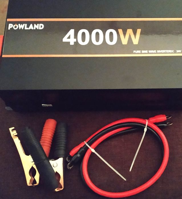 Інвертор 4000Вт. 24/220 Powland.  В наявності. Ціна актуальна.