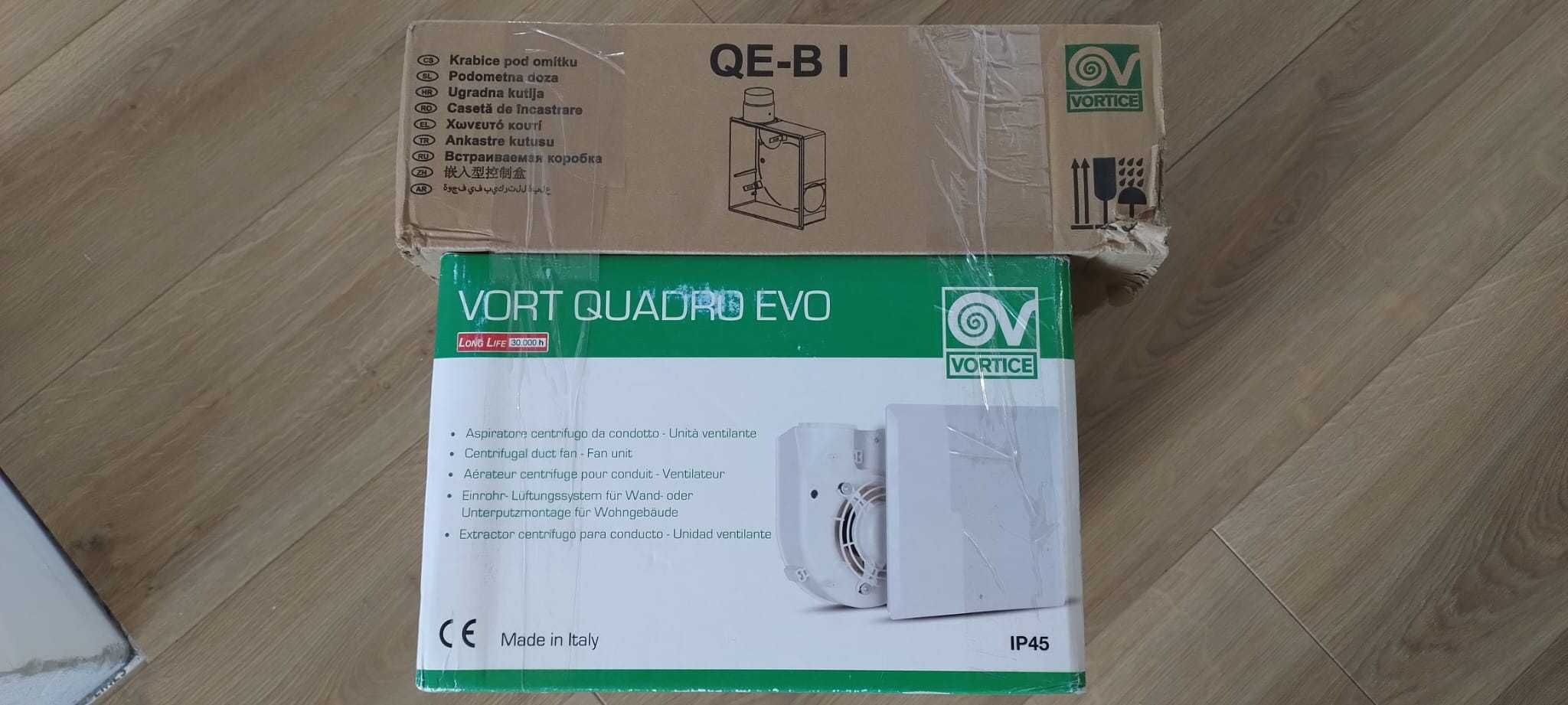 Vortice Quadro EVO QE 60/35 L - Wentylator kanałowy odśrodkowy
