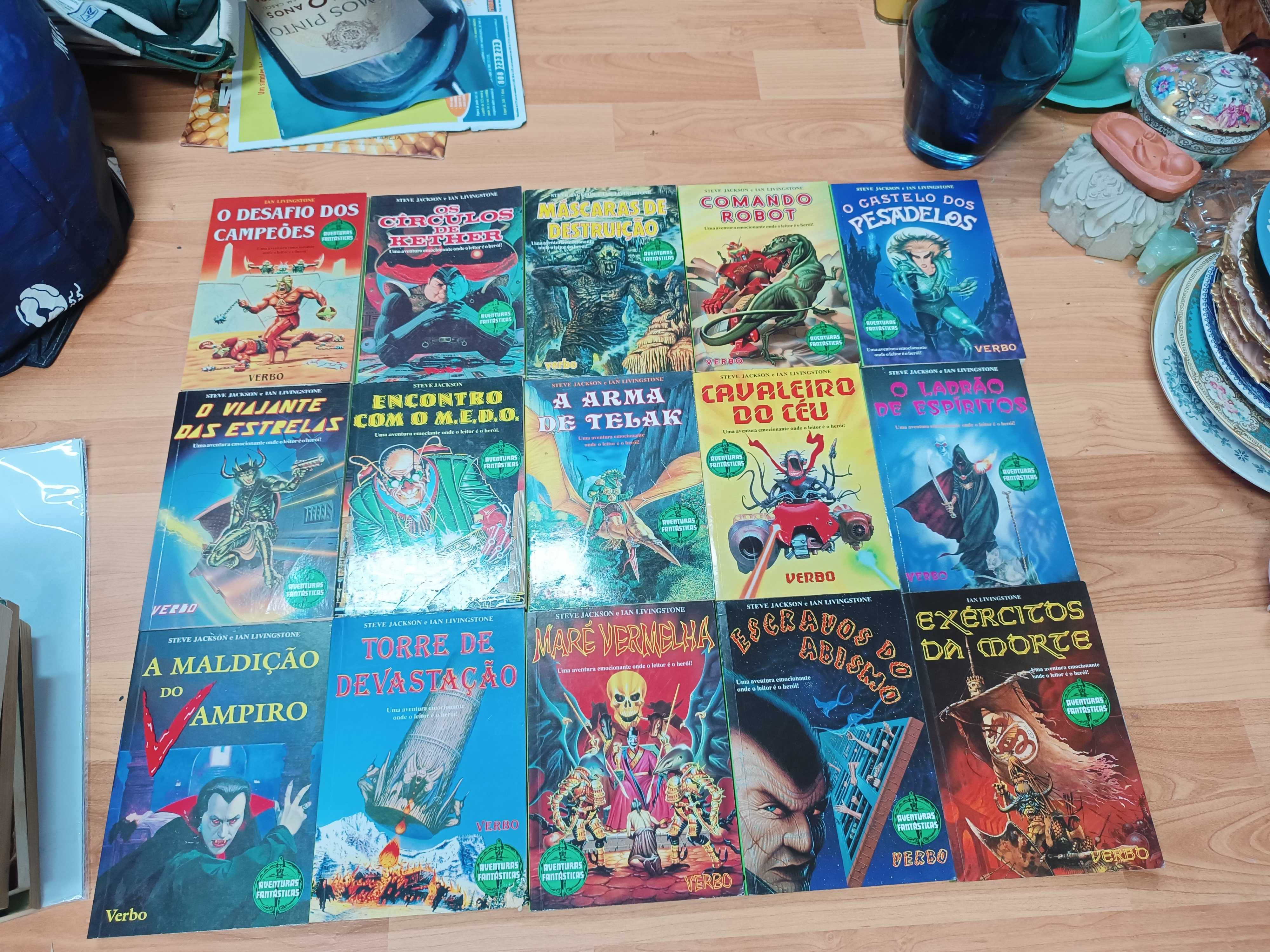 Lote de Livros Aventuras Fantasticas