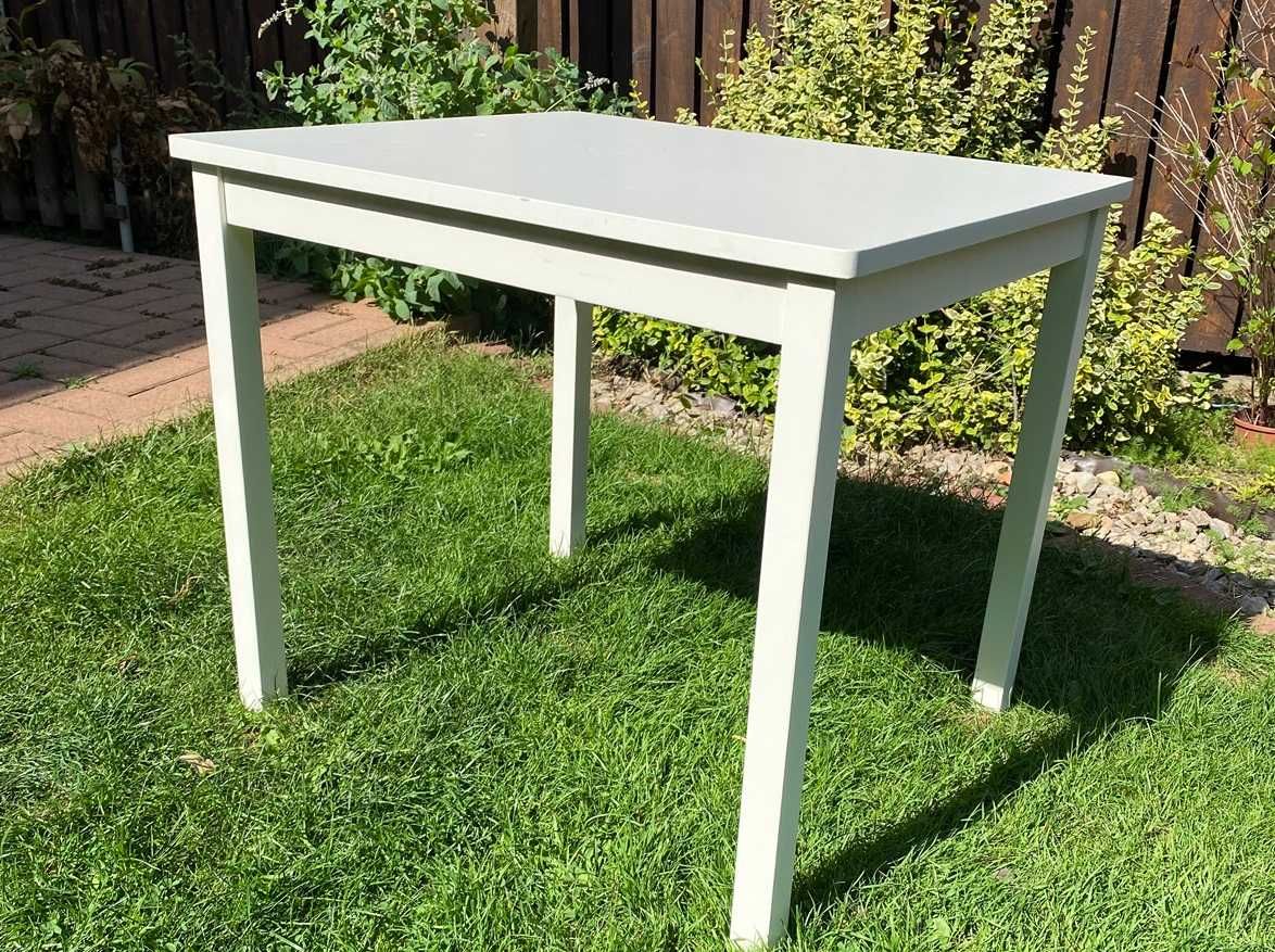 zestaw - biały fotelik bujany i stolik dla dziecka , IKEA