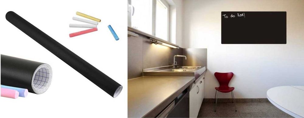 2 x Samoprzylepna tablica kredowa 45x200 tapeta Kreda * Wejherowo
