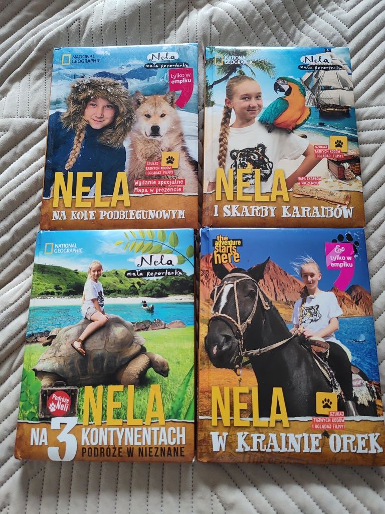Nela mała reporterka 4 książki.