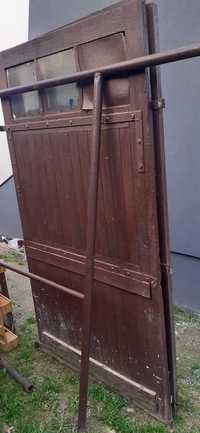 Drzwi drewniane po demontarzu skrzydlo 233x126