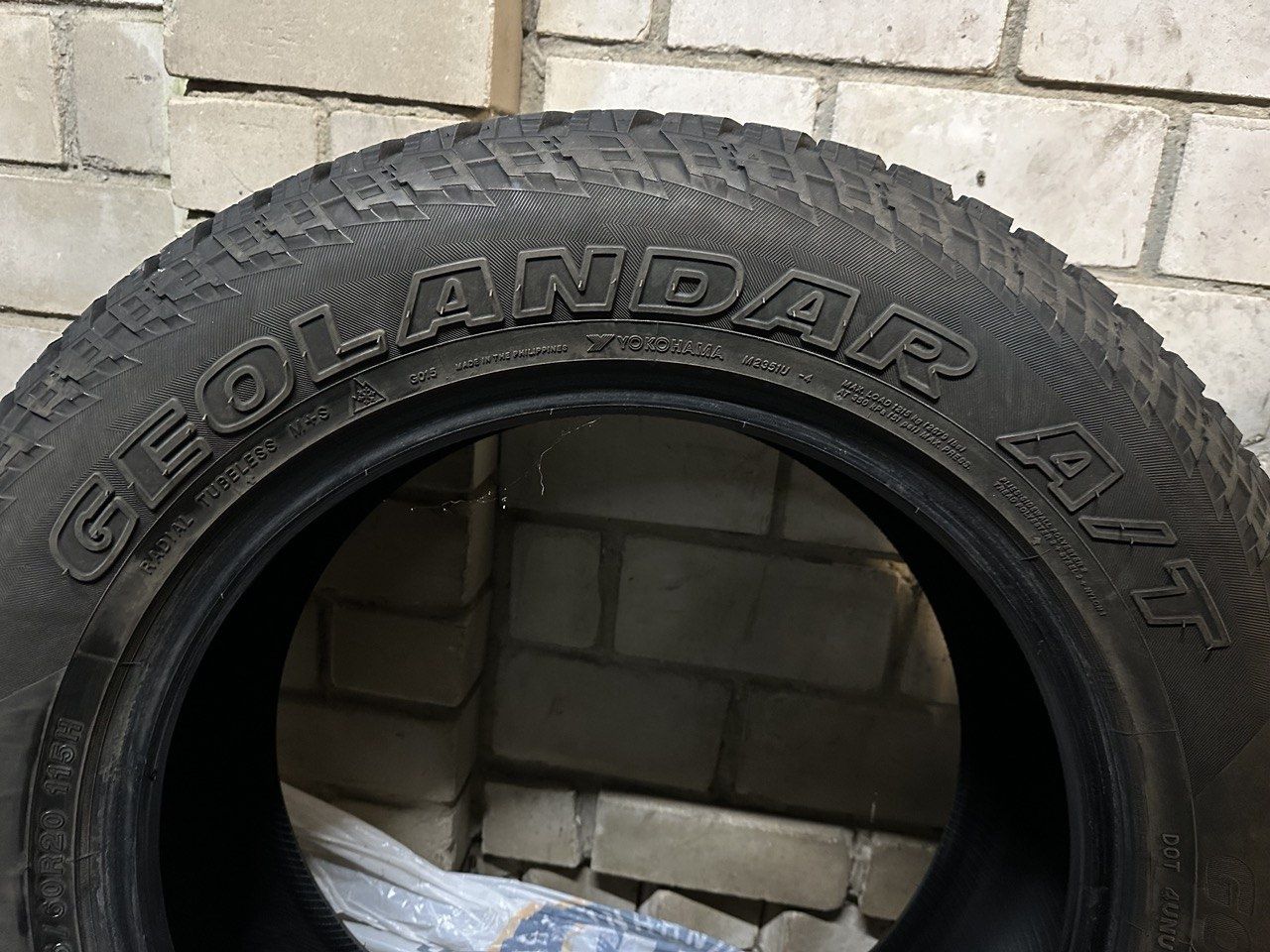 Шины Yokohama Geolandar A/T G015 275/60 R20 115H внедорожная всесезон