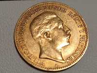Złota Moneta 10 Marek 1893