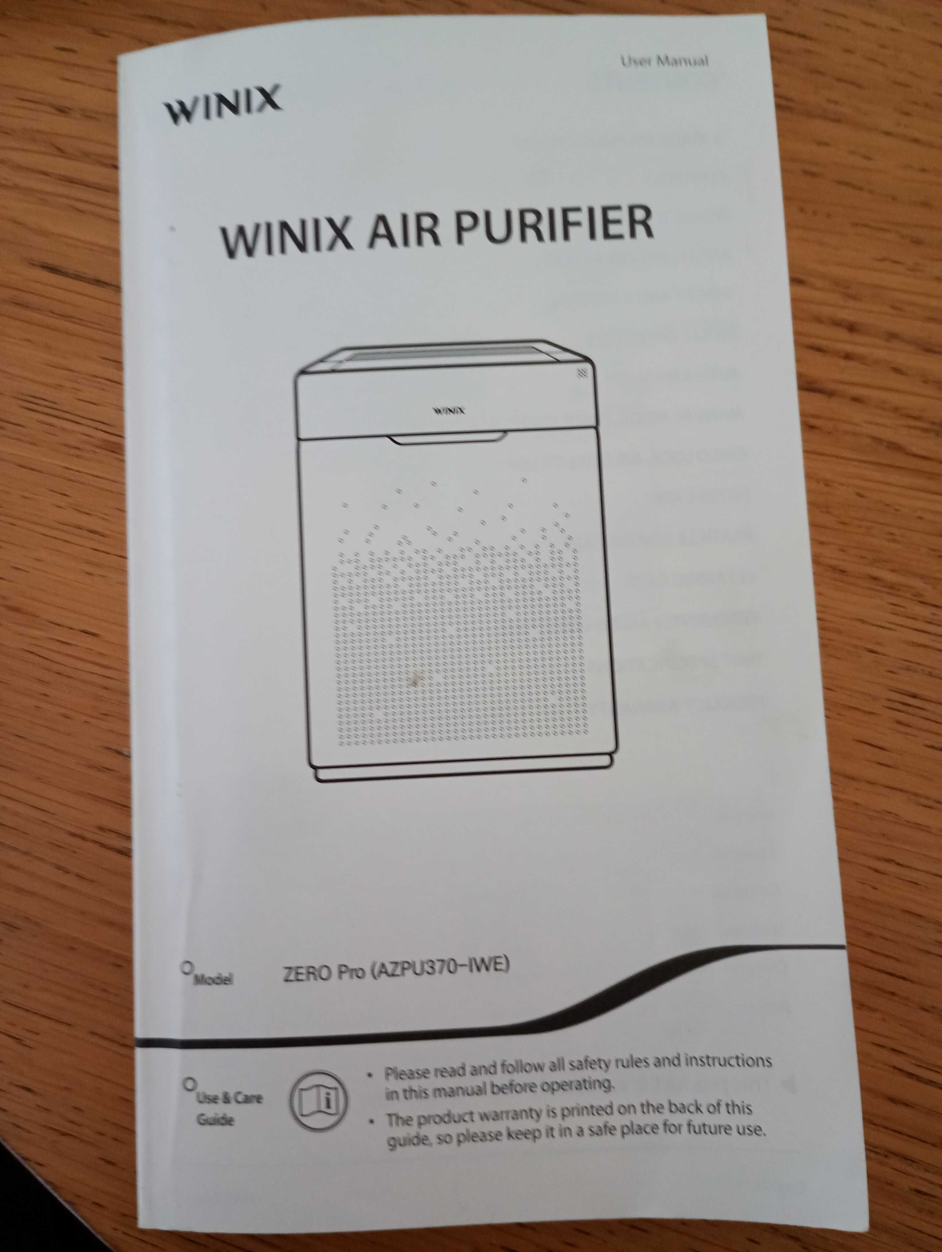 Oczyszczacz powietrza Winix ZERO Pro Winix Air Purifier