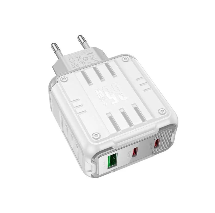 Зарядний Пристрій Hoco C139A / 65W / 1USB-A + 2USB-C