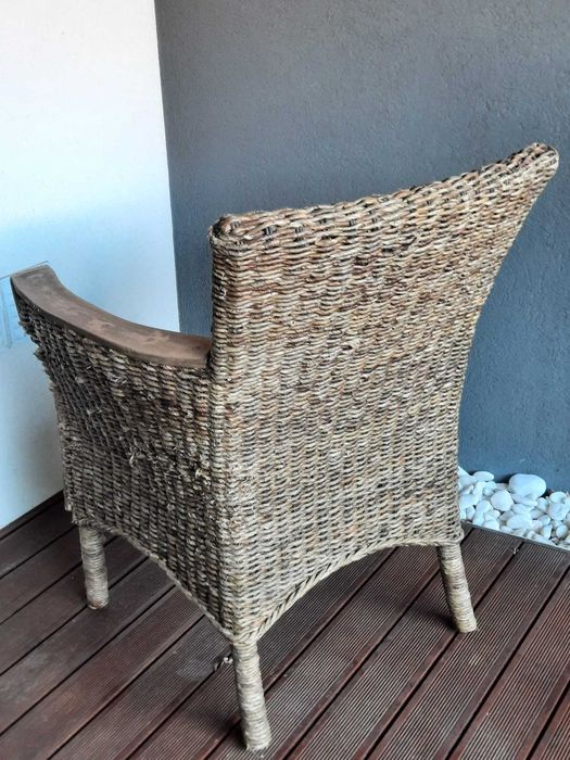 Cadeirão em fibra natural