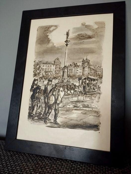 Oryginalna grafika A.Uniechowskiego.