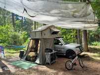 Namiot dachowy Wild Camp hudson 140+ przedsionek + markiza hex 270°
