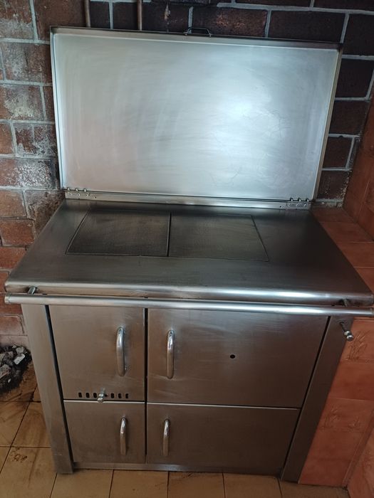 Fogão  a lenha em inox