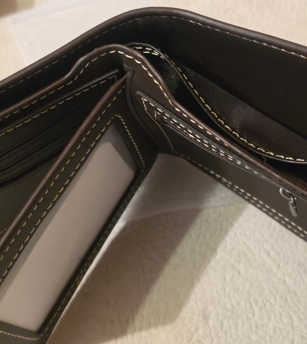 Skórzany portfel myśliwski JELEŃ EUROPEJSKI Byk. Prezent dla myśliwego