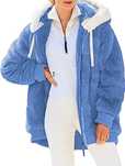 NOWA bluza damska r. 3 XL puszysta pluszowa zip polar kaptur kieszenie