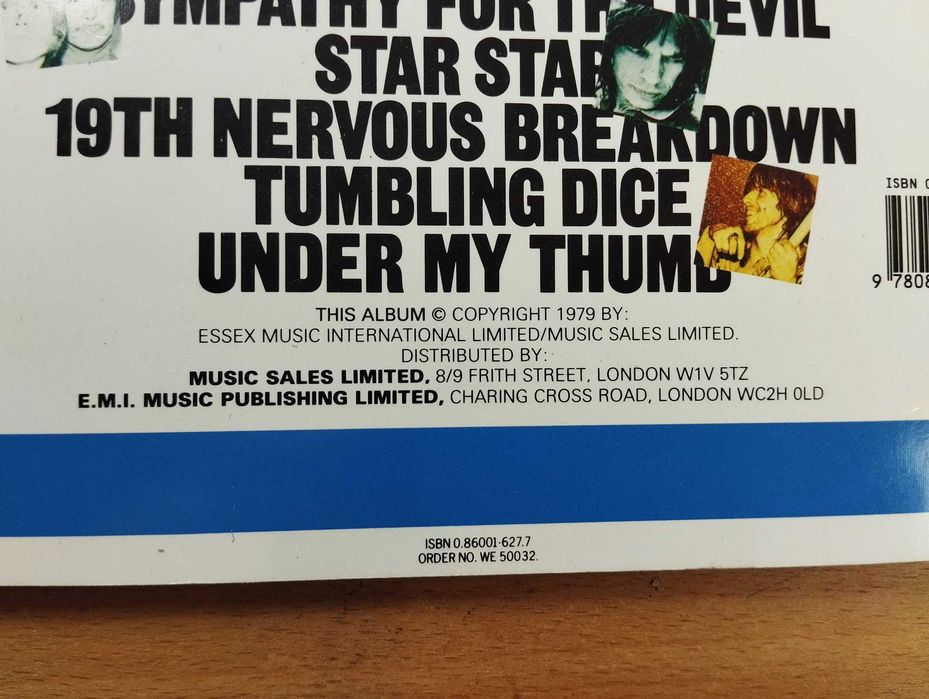 Partituras Rolling Stones, Best of vol.1