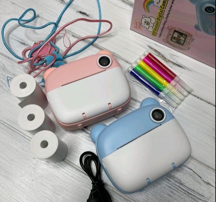 Дитячий фотоапарат повна комплектація миттєвого друку.