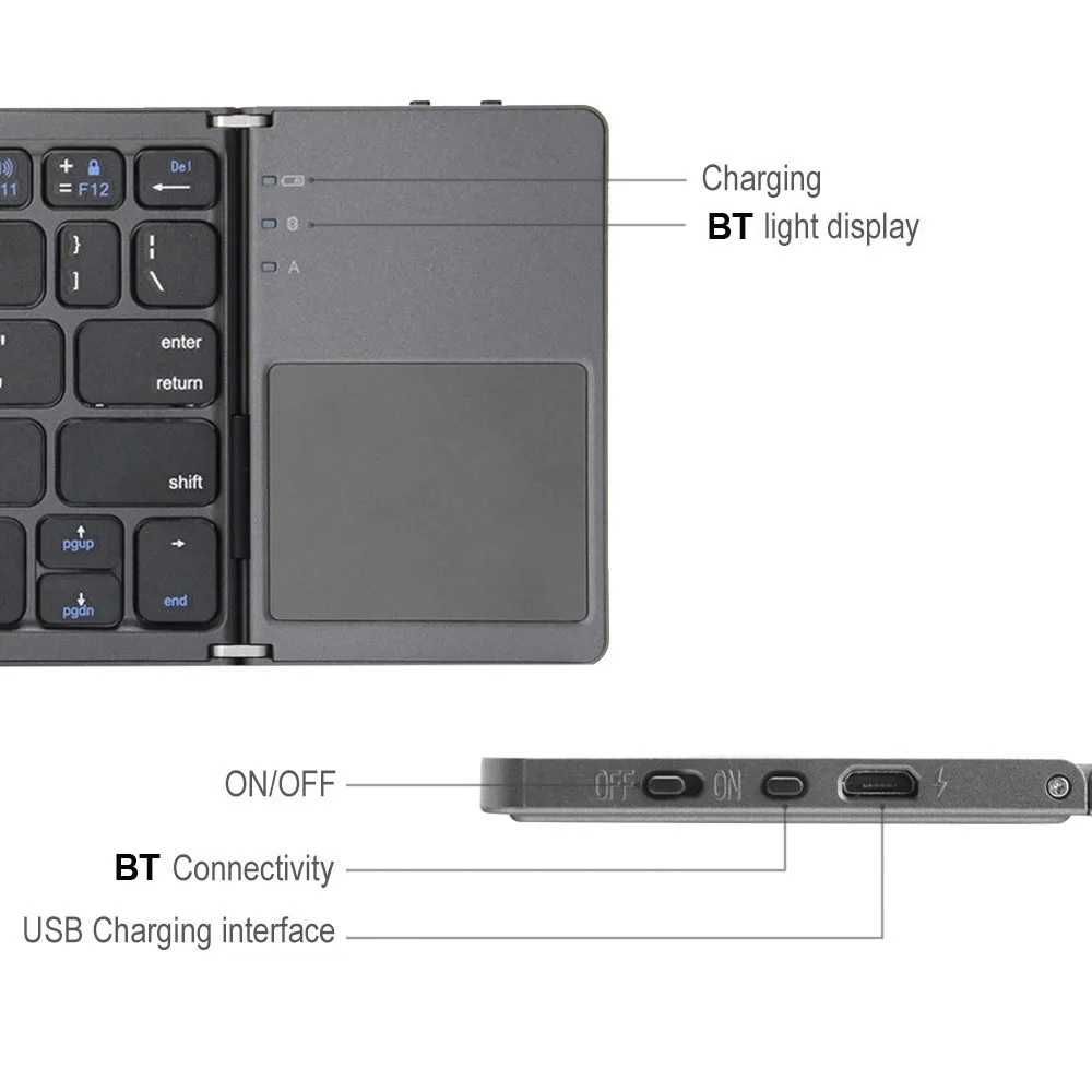 беспроводная клавиатура Vontar bluetooth BT-033 IOS/Android/Windows