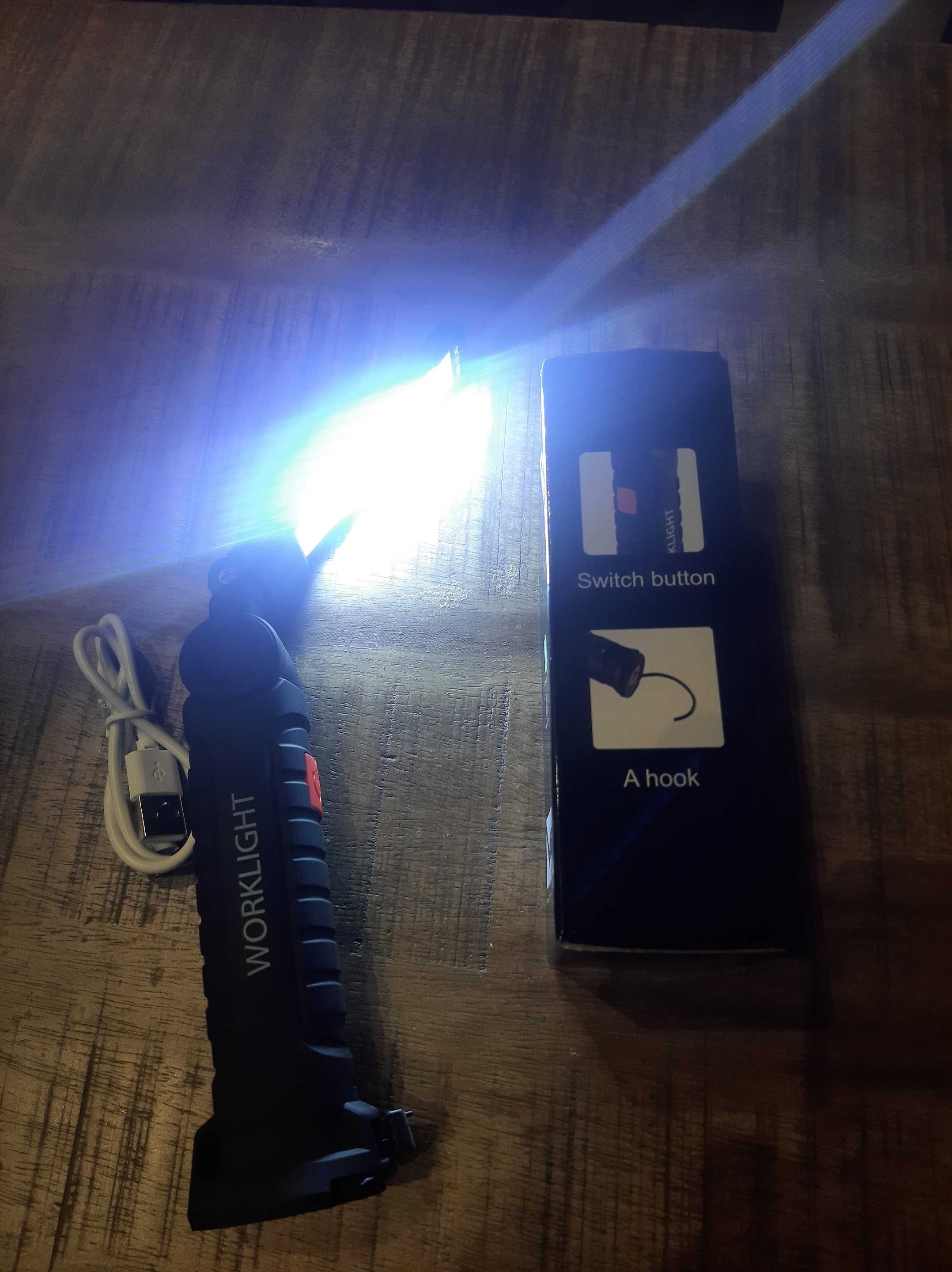 Ліхтарик LED USB, що перезаряджається, з вбудованим акумулятором