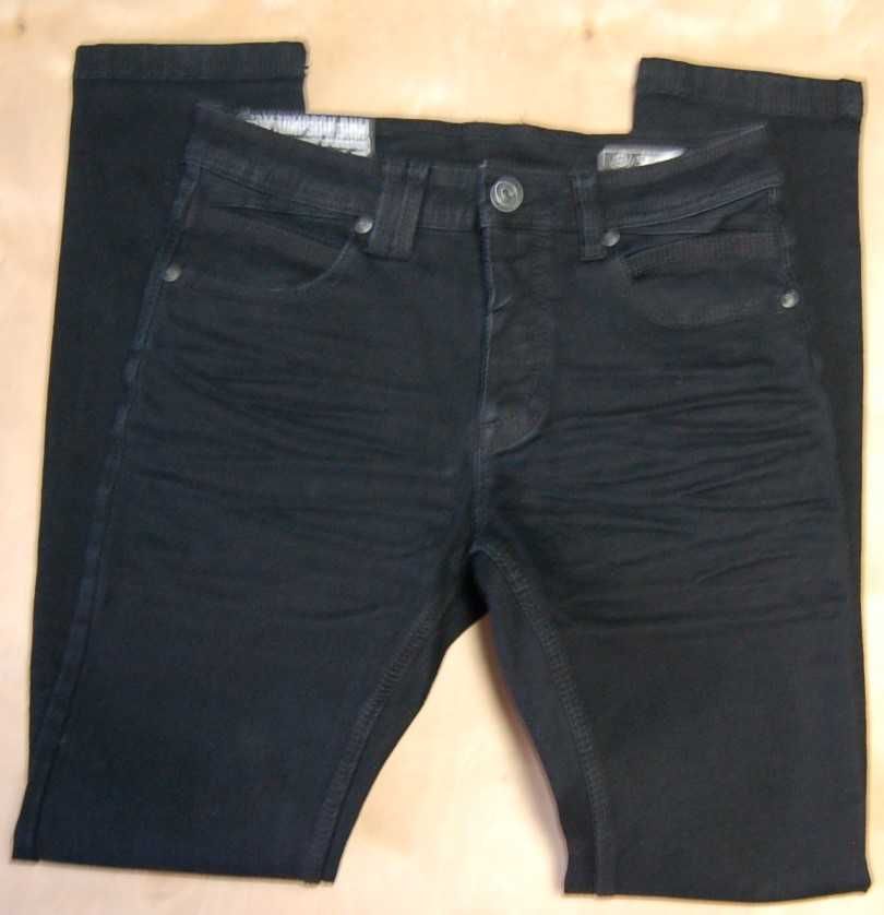 TOM TOMPSON STAN W29 L32 pas 76 jeansy slim tapered z elastanem 10C57