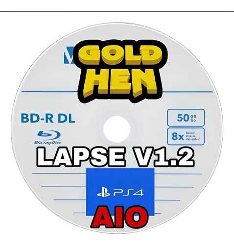 Диск Blu ray BD-R Sony Playstation 4 9.00-12.02 GoldHEN