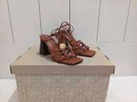 wiązane sandały na słupku marki Primark roz. 36 wkładka 22,5 cm nowe