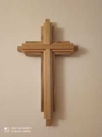 Krzyż drewniany - ręcznie wykonany dąb, jesion, świerk